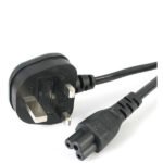 3-pin UK plug to C5 cloverleaf flower laptop power cable Kenya