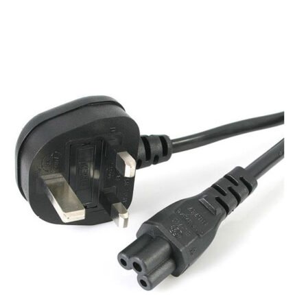 3-pin UK plug to C5 cloverleaf flower laptop power cable Kenya