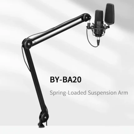 BOYA BY-BA20 spring-loaded desk microphone boom arm black