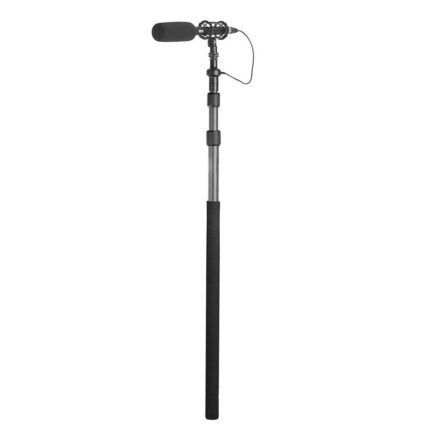 BOYA BY-PB25 telescoping carbon-fiber microphone boom pole extended