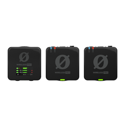 RØDE Wireless PRO dual-channel wireless microphone receivers and transmitters
