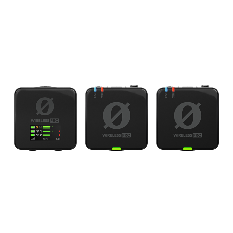 RØDE Wireless PRO dual-channel wireless microphone receivers and transmitters