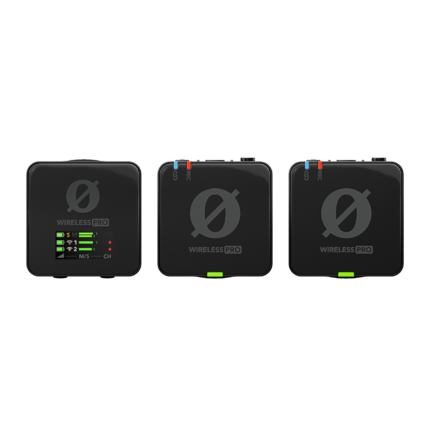 RØDE Wireless PRO dual-channel wireless microphone receivers and transmitters