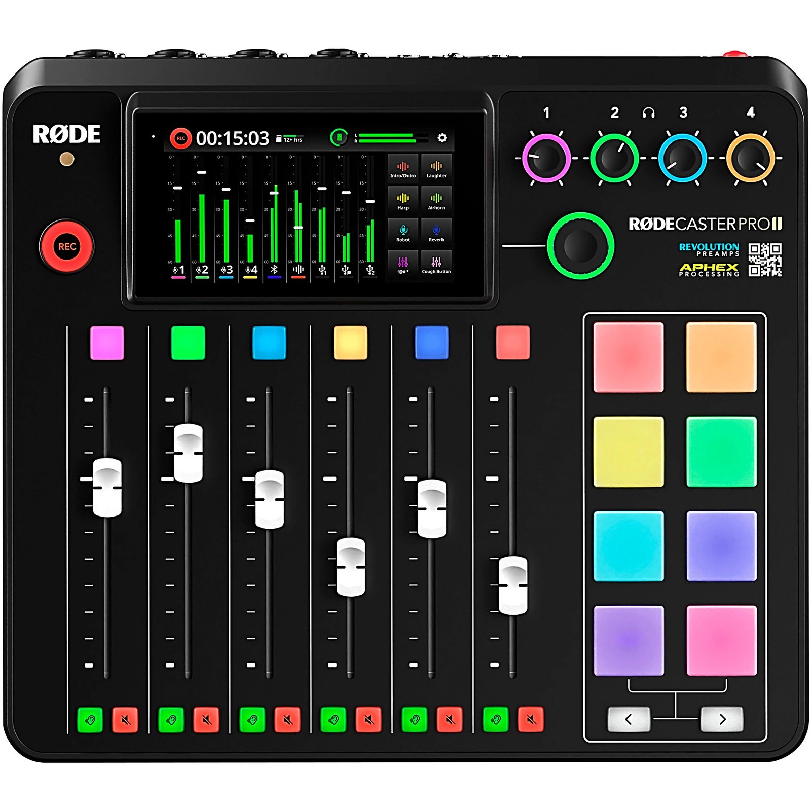 Rode RODECaster Pro II product image Rode RODECaster Pro II professional audio product