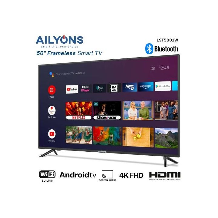 AILYONS LST5001W 50-Inch 4K Smart Android TV in Kenya