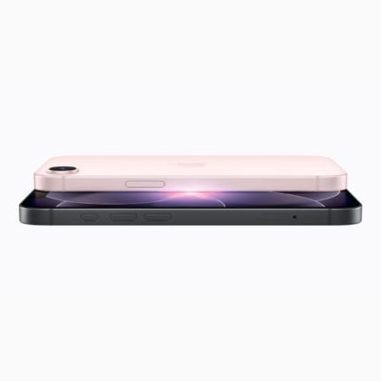 Apple iPhone 17e 256GB Black and Soft Pink official product image