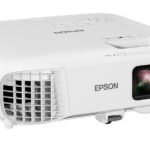 Epson EB-994F Full HD 4100 lumens 3LCD wireless projector front angled view