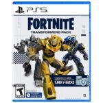 Fortnite Transformers Pack PS5 code in box cover