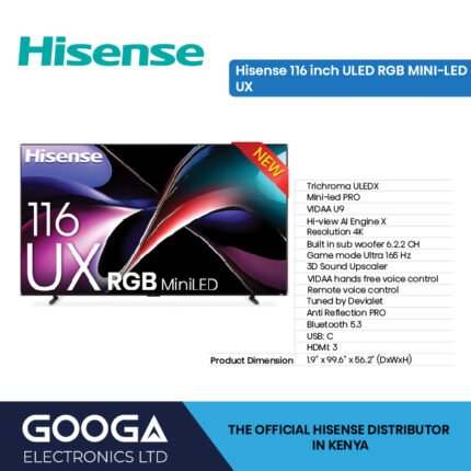 Hisense 116UX 116-inch RGB Mini-LED ULED TV