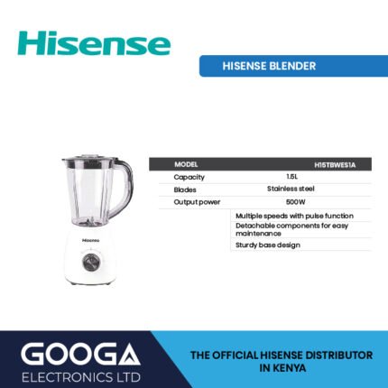 Hisense 1.5L 2-in-1 blender and grinder 500W