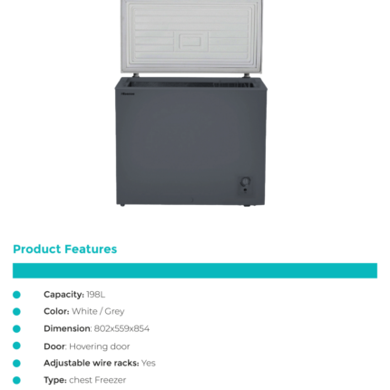 Hisense chest freezer supplier-series product image