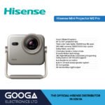Hisense M2 Pro 4K Smart Projector 60 to 200 inch
