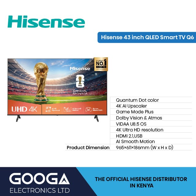 Hisense Q6Q Series QLED 4K UHD Smart TV
