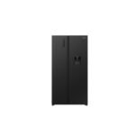 Hisense REF441DR 434 litre black side-by-side refrigerator with water dispenser
