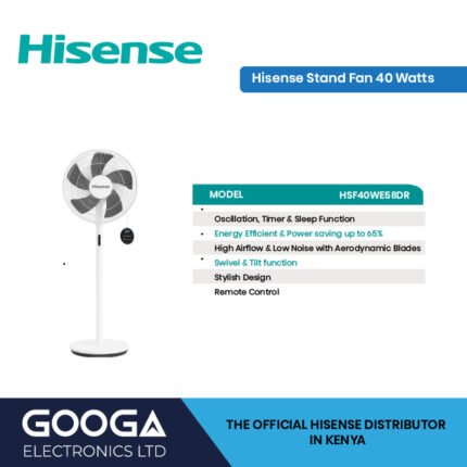 Hisense 16-inch stand fan with remote
