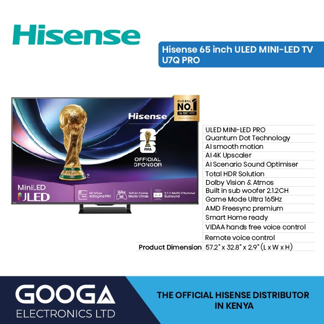 Hisense U7Q Pro ULED Mini-LED 165Hz Smart TV
