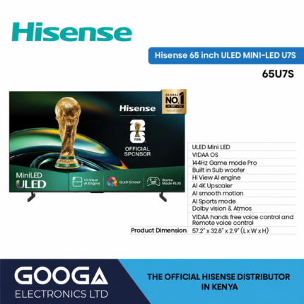 Hisense U7S Series Mini-LED 4K 144Hz Smart TV