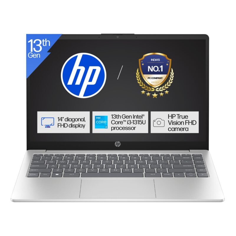 HP 14 Core i3 13th Gen 8GB RAM 256GB SSD laptop