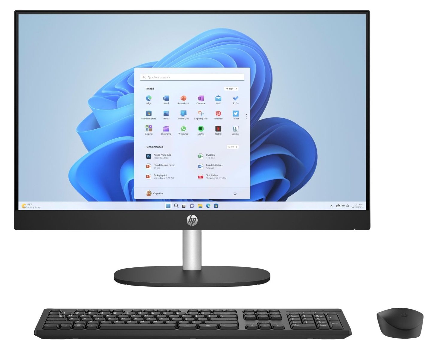 HP 24-cr Ryzen 3 All-in-One desktop product-family view HP 24-cr Ryzen 3 All-in-One desktop product-family view