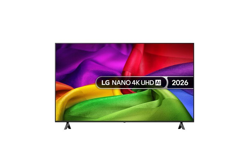 LG 65NU8040B6LA 2026 model-family manufacturer image LG 65-inch NU80 2026 Nano UHD Smart TV front view manufacturer family image, related model 65NU800B6LA