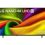 LG 75NU840B6LA 75-inch Nano 4K UHD AI Smart TV 2026 front view official LG Levant gallery