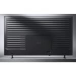 LG 75NU840B6LA 75-inch Nano 4K UHD Smart TV rear view showing housing and stand