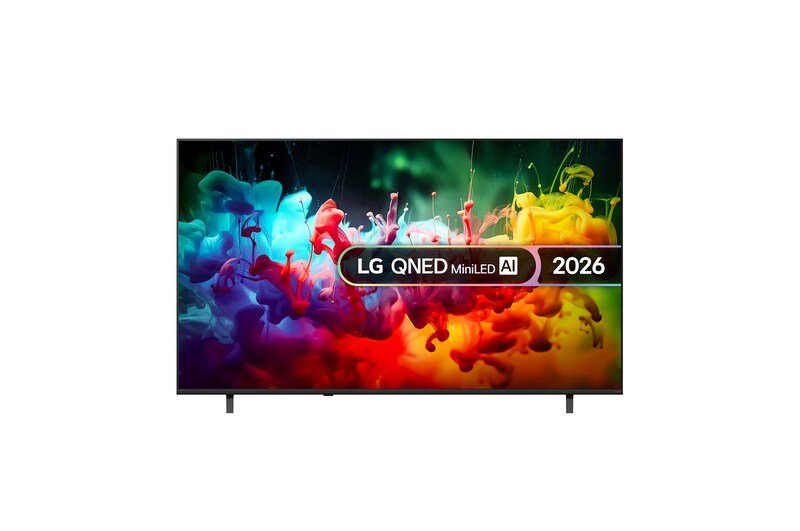LG 75QNED72B6A manufacturer official product image LG 75QNED72B6A 75-inch 2026 QNED Mini LED 4K television front view, official LG UK image
