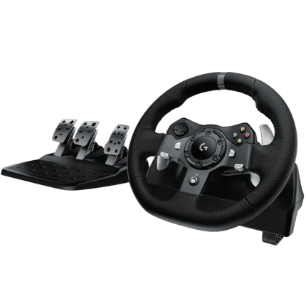Logitech G920 Driving Force racing wheel and pedals for Xbox official product image