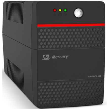 Mercury Maverick 850VA UPS battery backup front and side view, verify exact model before order