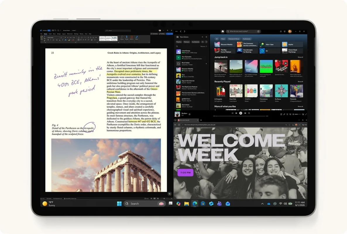 Microsoft Surface Pro 12-inch Snapdragon X Plus Copilot+ PC