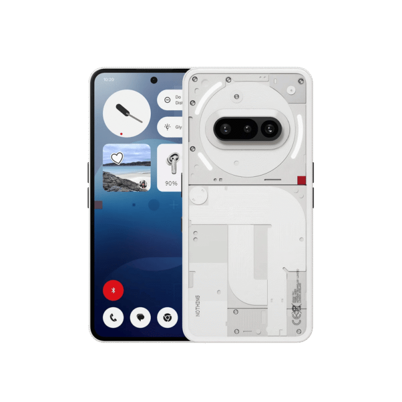 Nothing Phone 3a 12GB 256GB front and back view