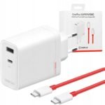 OnePlus SUPERVOOC 120W dual-port GaN power adapter kit with Type-C cable