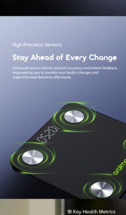 Oraimo FitScale OPC-SC200N body fat weight scale full-body tracker in Kenya