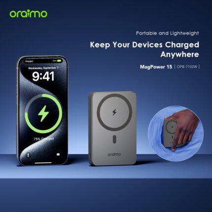 Oraimo power bank OPB-7102W manufacturer product visual