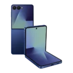 Samsung Galaxy Z Flip7 12GB 512GB Blue Shadow foldable smartphone, official Samsung product photograph