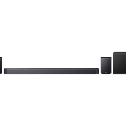 Samsung HW-Q930F 9.1.4 channel soundbar with subwoofer and rear speakers