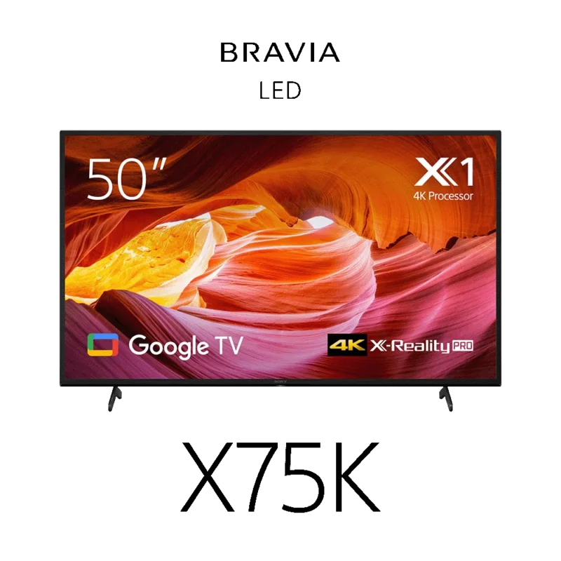Sony KD-50X75K 50-inch television, official manufacturer product image