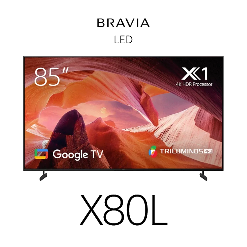 Sony KD-85X80L 85-inch television, official manufacturer product image