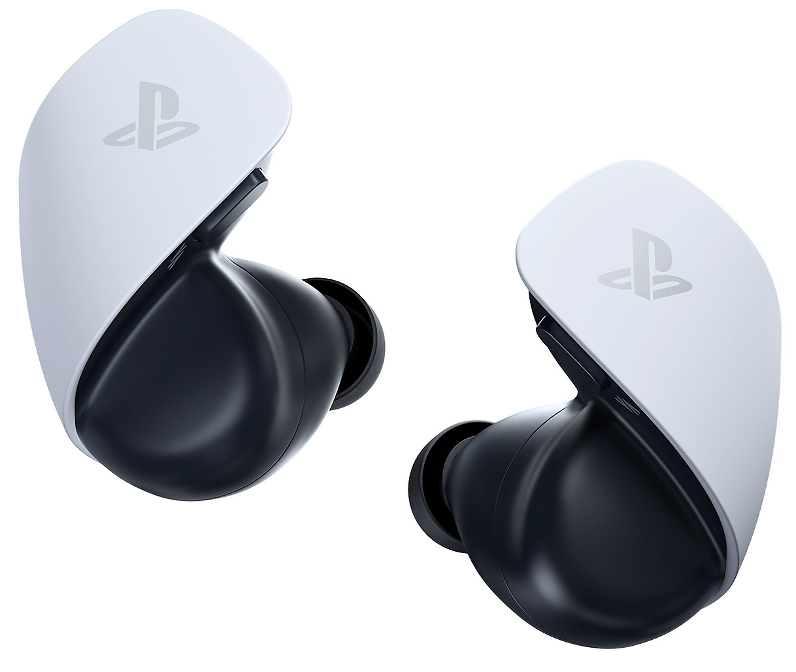 Sony PULSE Explore Wireless Earbuds Official Product Image Sony PULSE Explore wireless earbuds with charging case official PlayStation product image