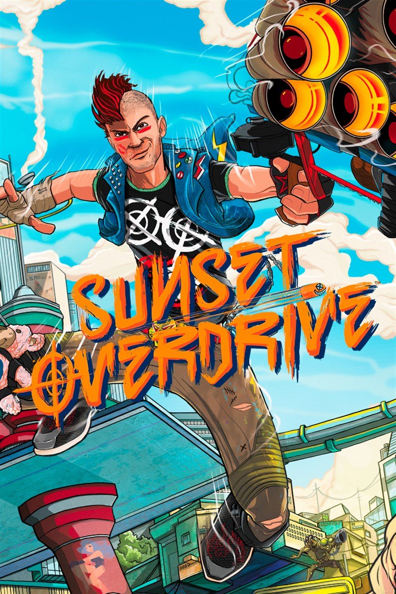 Sunset Overdrive Xbox official game artwork at Infinite Tech Kenya