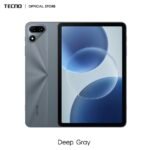 TECNO MegaPad SE 2 Deep Gray tablet front and rear view