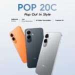 TECNO POP 20C official Ghana product illustration