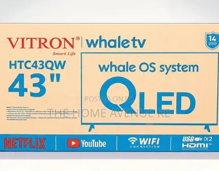 Vitron HTC43QW 43-Inch QLED Whale OS Smart TV in Kenya